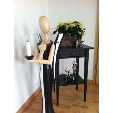 Sternkopf-Engel Black Beauty, stehend, elektrisch (100 cm, 220 V)